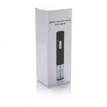 Logo trade promotional gifts image of: Electric wine opener - battery operated